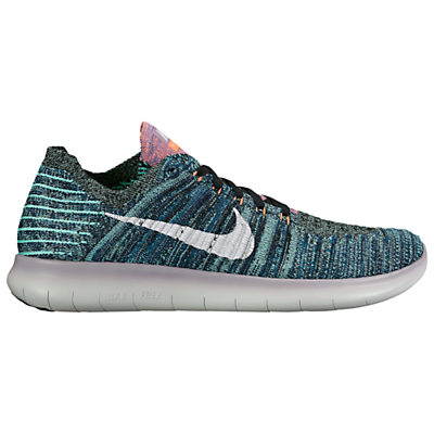 Nike Free RN Flyknit Women's Running Shoes Black/Hyper Turquoise